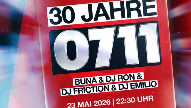 30 Jahre 0711 Aftershowparty