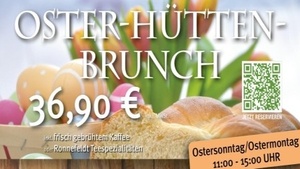 Oster-Hütten-Brunch an Ostersonntag