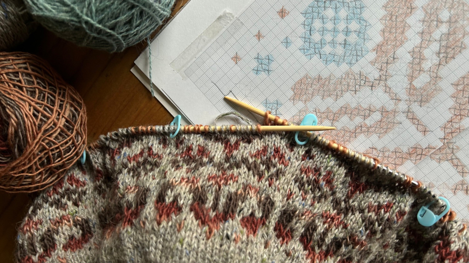 Fair Isle - Zweifarbige Muster stricken