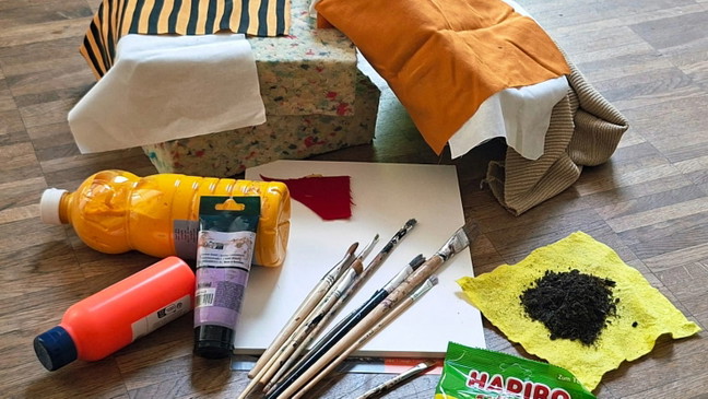 Inklusiver Workshop: Unsere Sinne malen Bilder
