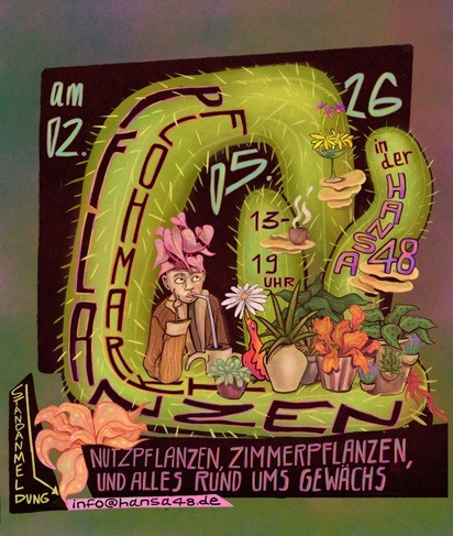 Pflanzenflohmarkt für fröhliche Naturfreund:innen , Nutzpflanzen & Zimmerpflanzen, Blumentöpfe + Kuchenbuffett in der Kneipe