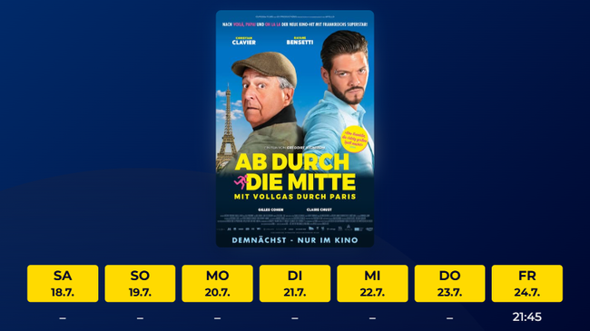 Ab durch die Mitte