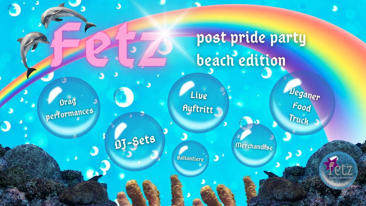 fetz - post pride party - beach edition