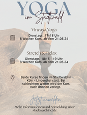 Vinyasa Yoga im Stadtwald