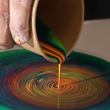 Kunstworkshop - Acryl Pouring