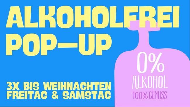 Alkoholfrei Popup im Glockenbach Viertel