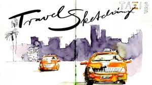 Travel Sketching Workshop - Zeichnen und Aquarellieren unterwegs - mit Tilo Schneider