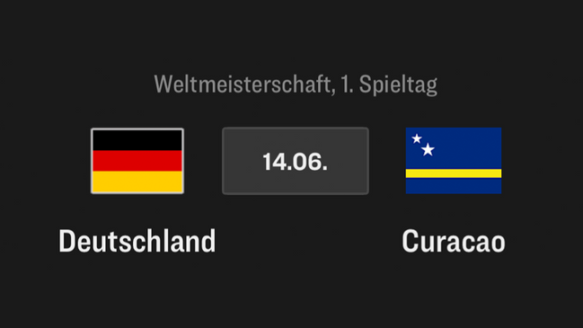 Deutschland - Curacao, WM 2026 - 1. Gruppenspiel