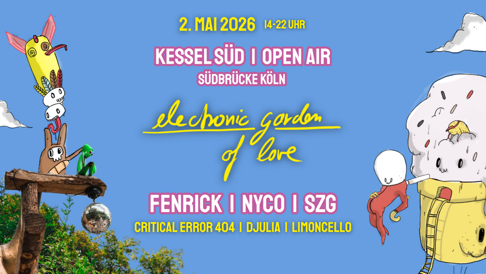 Electronic Garden of Love -OPEN AIR- #1 at Kessel Sued/Suedbrücke w/ FENRICK, NYCO und SZG