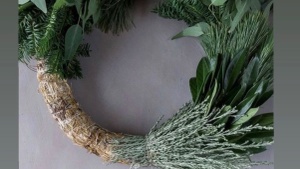 adventskranz binden am letzten drücker