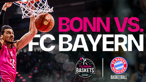 Highlight-Spiel: Telekom Baskets Bonn - FC Bayern München