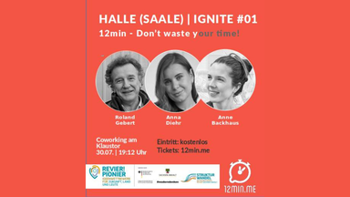 12MIN.ME - International erfolgreiches Gesprächsformat erstmals in Halle (Saale)