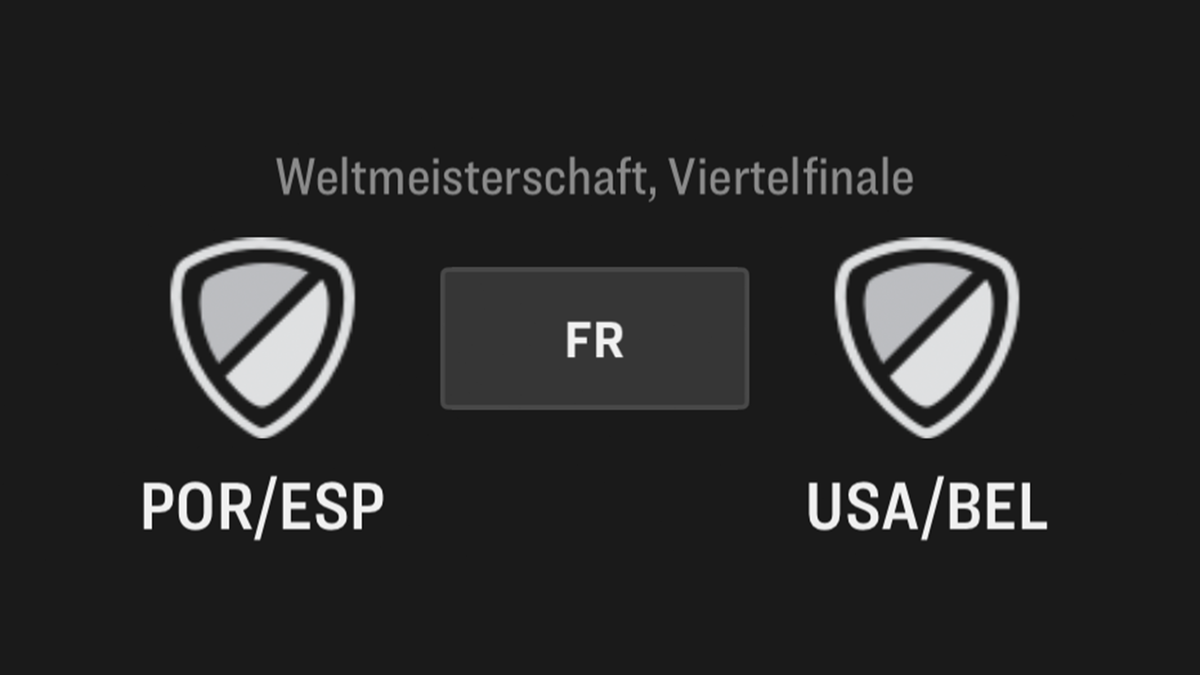 POR/ESP - USA/BEL, WM 2026, Viertelfinale
