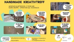Kostenloser Kreativtreff-HANDMADE
