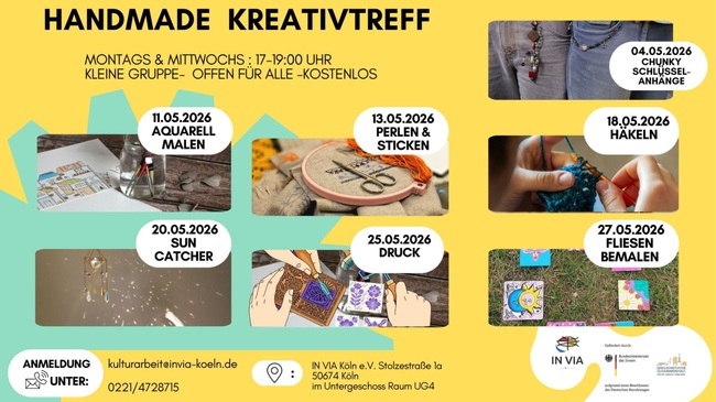 Kostenloser Kreativtreff-HANDMADE