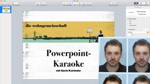 Powerpoint-Karaoke mit Gavin Karlmeier