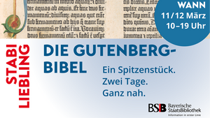 StabiLiebling: Die Gutenberg-Bibel