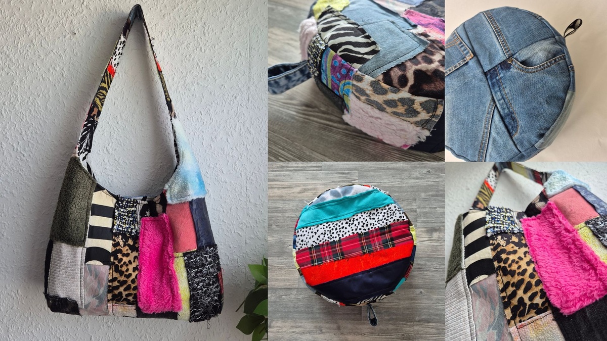 Nachhaltige Upcycling Handtaschen & Yogakissen