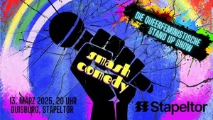 Queerfeministische Stand Up Comedy von FLINTA* und queer Comedians