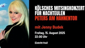 MitSingKunzät vür Naaksüüle, kostenloses Mitsingkonzert mit Jenny Budek