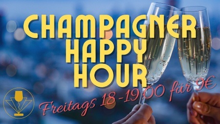 Champagner Happy Hour In der Korkenzieher Wein - Champagner & Ginbar