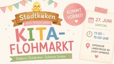 Flohmarkt an der Stadtküken Kita Treudelberg