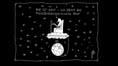Im Wahndel der Zeit. Cartoons von Thomas Bäder – gespickt mit Aphorismen