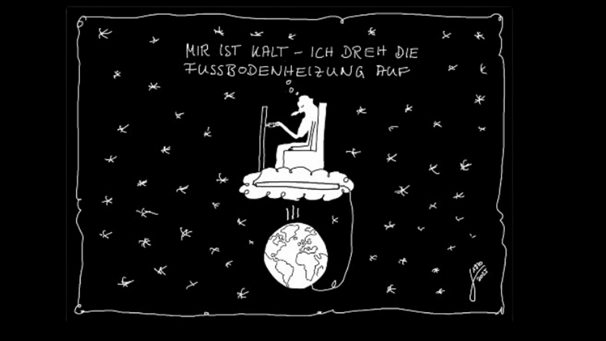 Im Wahndel der Zeit. Cartoons von Thomas Bäder – gespickt mit Aphorismen