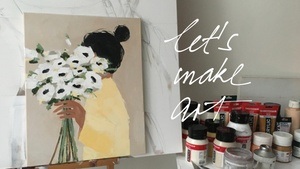 Art Workshop / Girl with Anemones