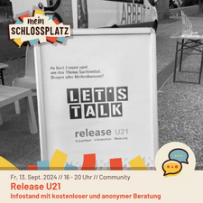 Infostand von Release U21 - Kostenlose und anonyme Beratung