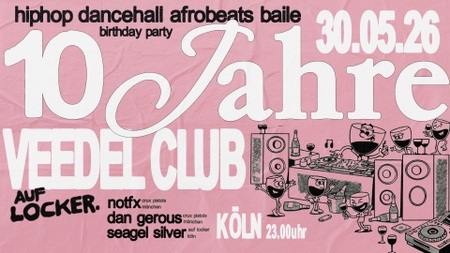 AUF LOCKER - 10 Jahre Veedel Club