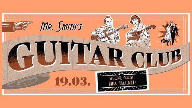 Mr. Smith’s Guitar Club – Gästin: Nina Hacker