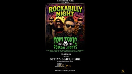 TOM TOXIC & DIE POISON JERRYS -  A explosive cocktail of Rock'n' Roll, Rockabilly, Psychobilly with a shot of Blues-Rock and a dish of Country