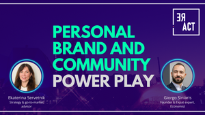 Personal brand and community power play