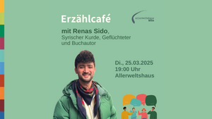 Erzählcafé: mit Renas Sido, Syrischer Kurde, Geflüchteter und Buchautor