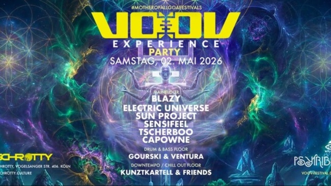 VooV Experience Party /w Blazy, Electric Universe, X-Dream, Sun Project, Sensifeel