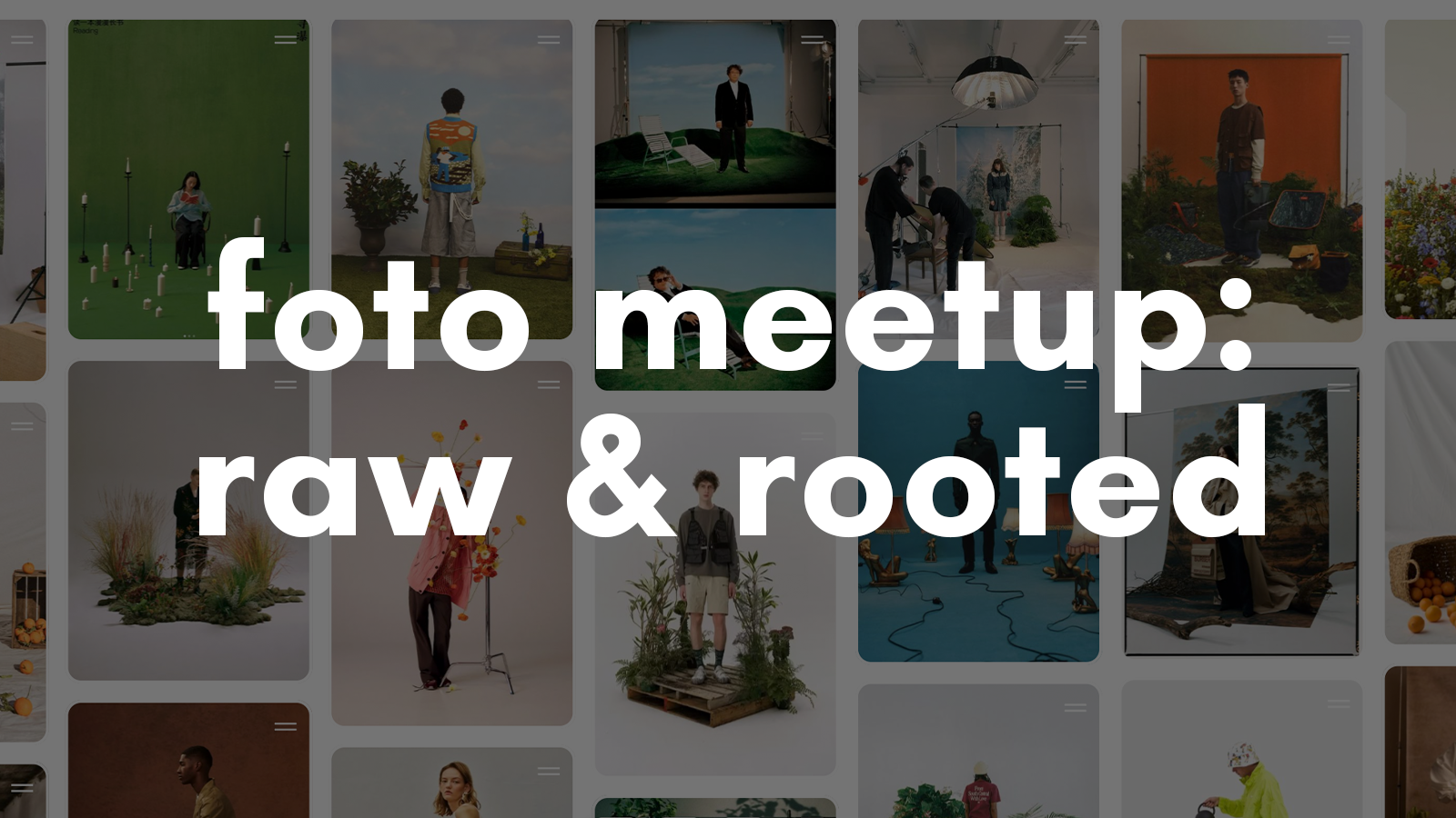 Foto Workshop Mainz: RAW & ROOTED Foto Meetup