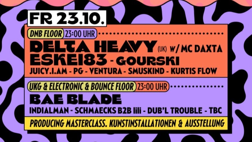 Ruhrpuls Festival w/ ESKEI83, Delta Heavy, Bae Blade