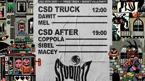 Studio 17 pres. CSD PRIDE TRUCK (incl. Secret Villa Afterparty )