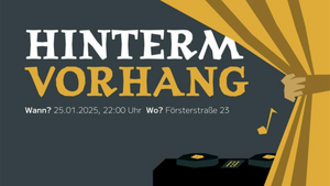 Hinterm Vorhang