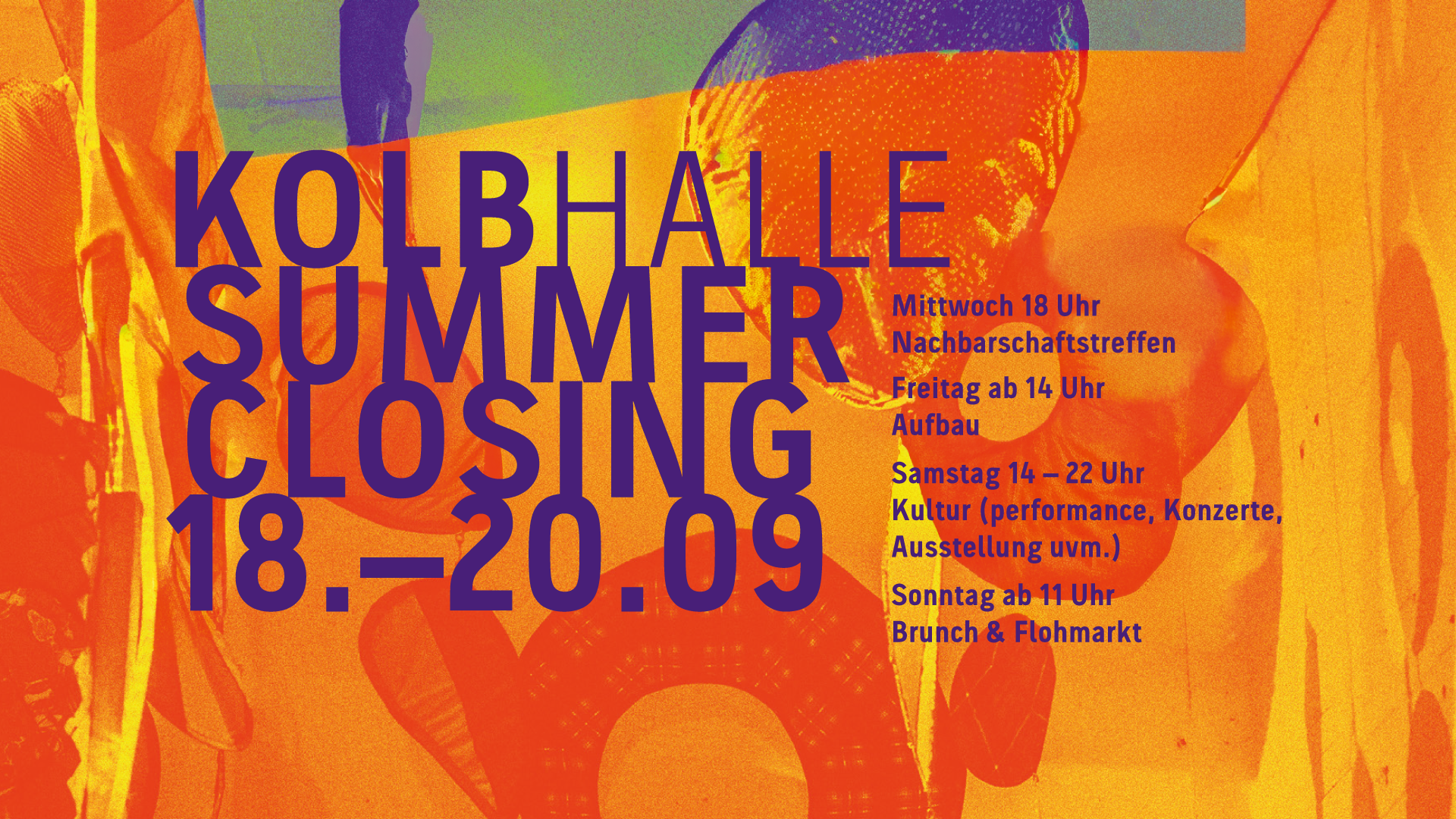 Summerclosing 18.-20. September