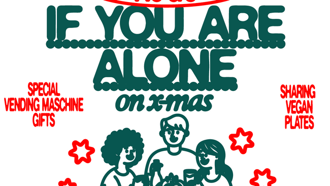 IF YOU ARE ALONE X-MAS COZY LUNCH