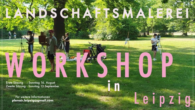 Zweiter LANDSCHAFTSMALEREI WORKSHOP in Leipzig