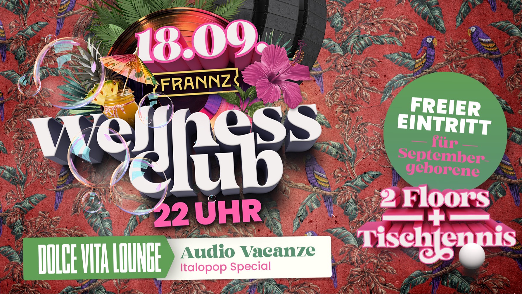 Wellness Club mit Italopop Special 🇮🇹