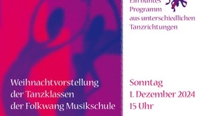 Weihnachtsvorstellung Tanz der Folkwang Musikschule