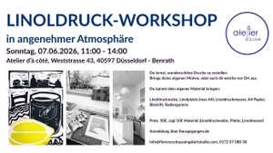 Linoldruckworkshop in Benrath