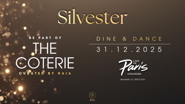 The Coterie Silvester 2025 by Raia & Café de Paris