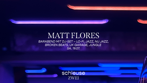 Barabend mit DJ-Set – MATT FLORES