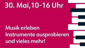 Tag der offenen Tür: Musik erleben, Instrumente ausprobieren