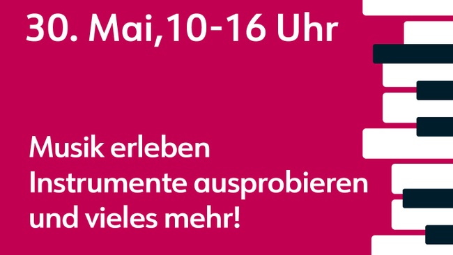 Tag der offenen Tür: Musik erleben, Instrumente ausprobieren
